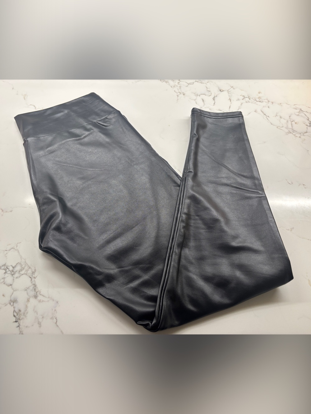Spanx Faux Leather Leggings in Black